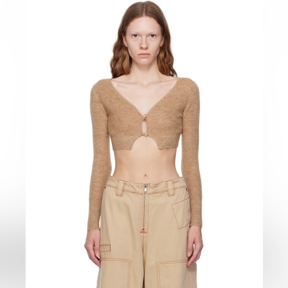 Jacquemus Brown Le Papier 'Le Cardigan Alzou' Cardigan